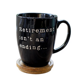 Retirement Mug with Lid Set