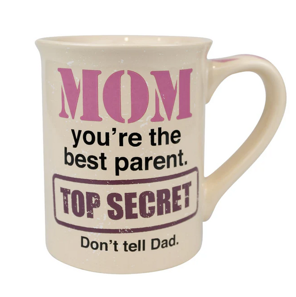 Top Secret Mom 16 oz Mug