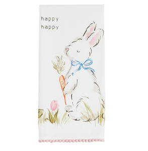 Happy Bunny Tea Towel