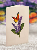 Mini Lavender & Butterflies Pop-Up Card