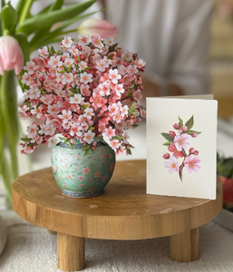 Mini Japanese Cherry Blossoms Pop-Up Card