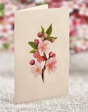 Mini Japanese Cherry Blossoms Pop-Up Card