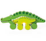 Alligator Big & Little Wooden Roller