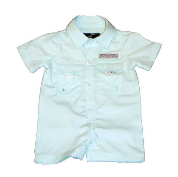 Properly Tied Fishing Shortall Seafoam