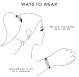 Hair Tie Bracelet Set Gold