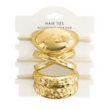 Statement Hair Tie Cuff Set
