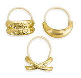 Statement Hair Tie Cuff Set