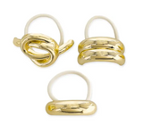 Statement Hair Tie Cuff Set