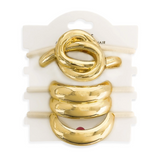Statement Hair Tie Cuff Set