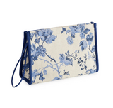 Fiorella Zip Pouch, Blue