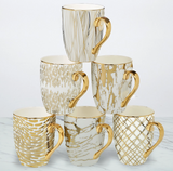 Gold Plated Matrix Mugs