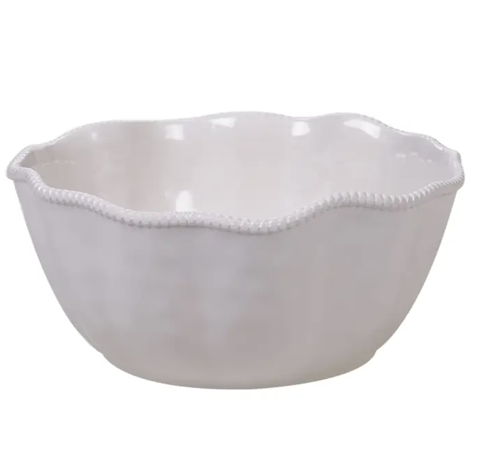 Perlette Cream Melamine Bowl