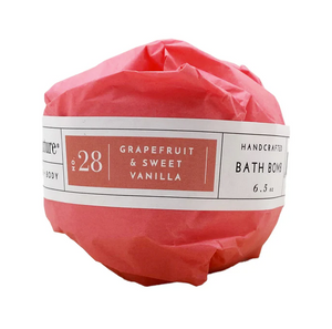 Mixture Bath Bomb - Grapefruit & Sweet Vanilla