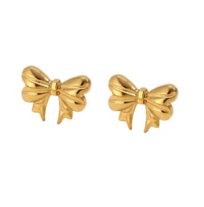Aubrey Adele Petite Bow Earrings