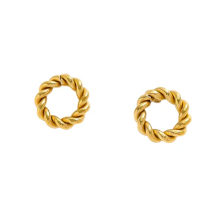 Aubrey Adele Twisted Tiny Studs