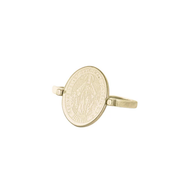 Aubrey Adele Mary Gold Ring