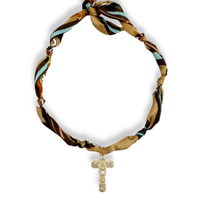 Scarf bandana Charm Necklaces
