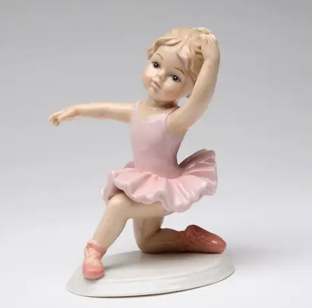 Porcelain Knee Down Ballet Girl