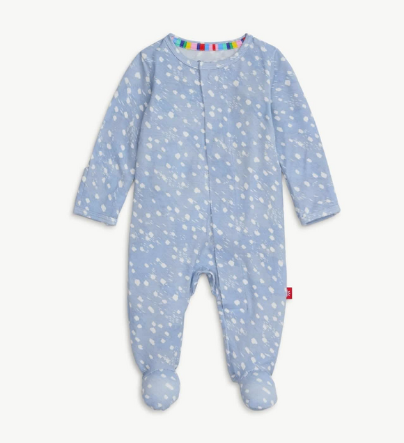 Blue Doeskin Model Magnetic Me Footie