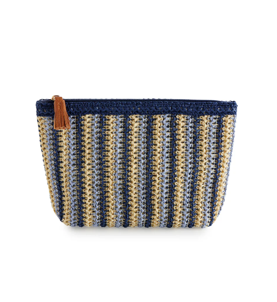 Maya Zip Pouch, Blue