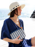 Maya Zip Pouch, Blue