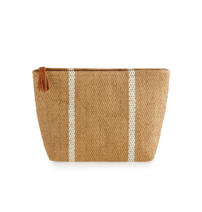 Riva Zip Pouch, Tan