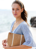 Riva Zip Pouch, Tan