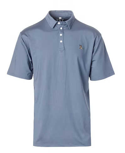 Youth Roost Solid Polo Blue