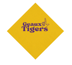 LSU Cocktail Napkins