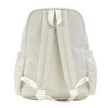 TRVL Gingham Pearl Gray Backpacker