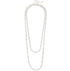Ivey Multi Pearl 56" Opera Necklace in Ivory