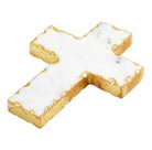 Gold Edge Marble Cross