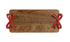 Red Bow Handled Serving Board 
