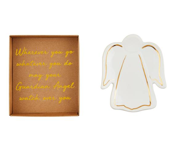 Long Angel Wings Tidbit Dish with Decorative Box