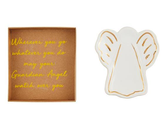 Stripe Wings Angel Tidbit Dish