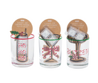Christmas Glass & Light Up Drink Cube Sets - Old Fashion Glasses