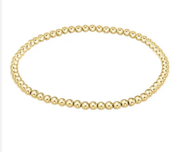 Gold beaded bracelet 