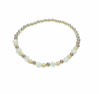 Gold and Pearl bracelet