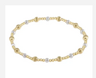 Gold and pearl bracelet 