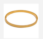 Gold bangle 