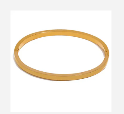 Gold bangle 