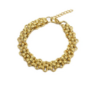Gold chain thick bracelet 
