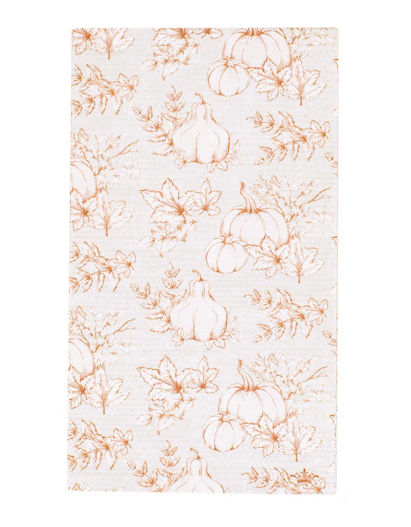 Harvest Toile Guest Napkins (pack of 16)