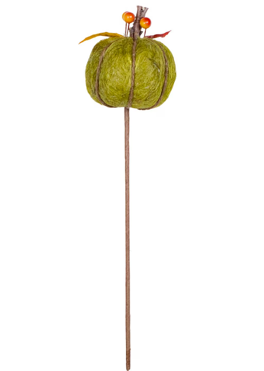 Harvest Pumpkin Stem in Green