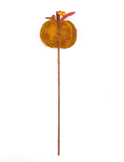Harvest Pumpkin Stem in Orange