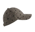 Vallerie Ball Cap gray with black bows