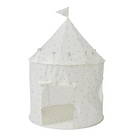 Children's play tent with blueberry pattern on ivory