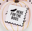 Foil Scalloped Napkins - Here for the Boos