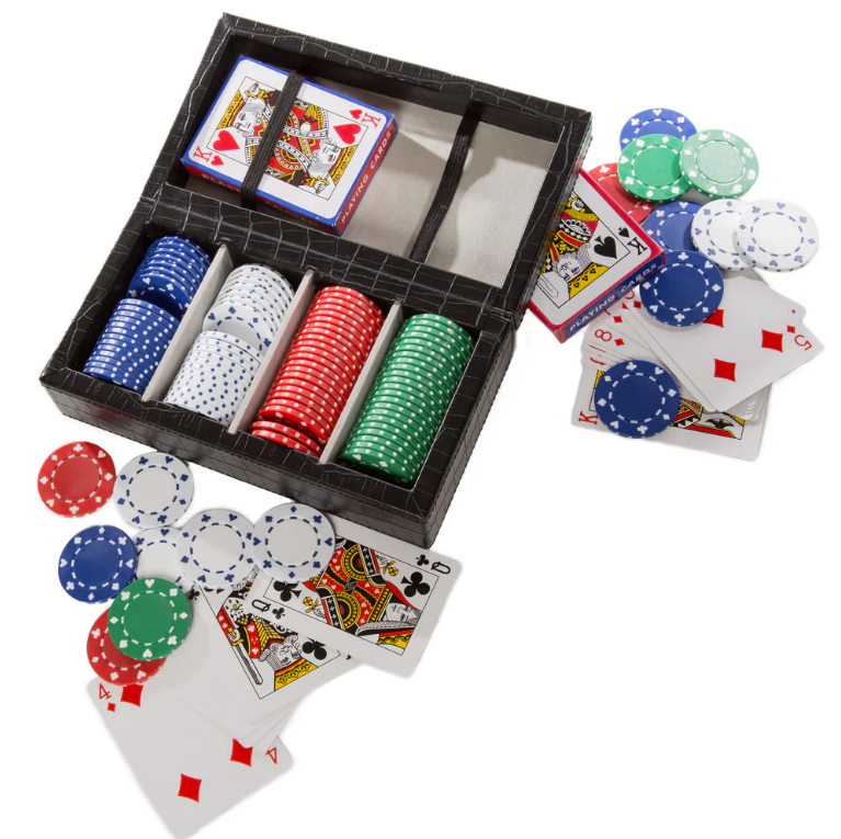 Croco Style Poker Set