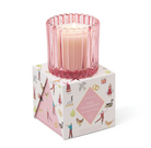 Paddywax Pink Peppermint Boxed Glass Candle